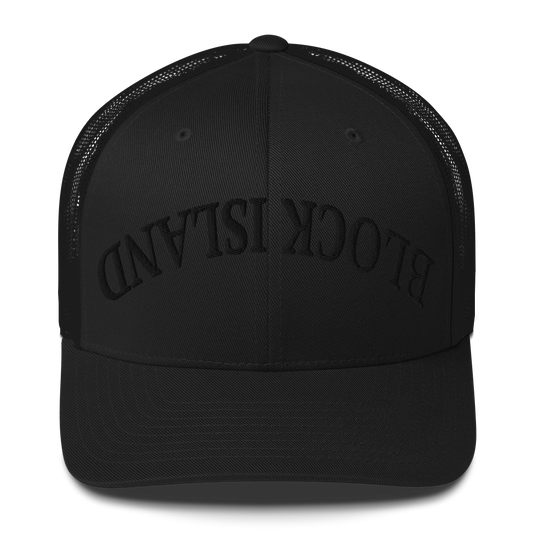 Upside Down Block Island Trucker Hat