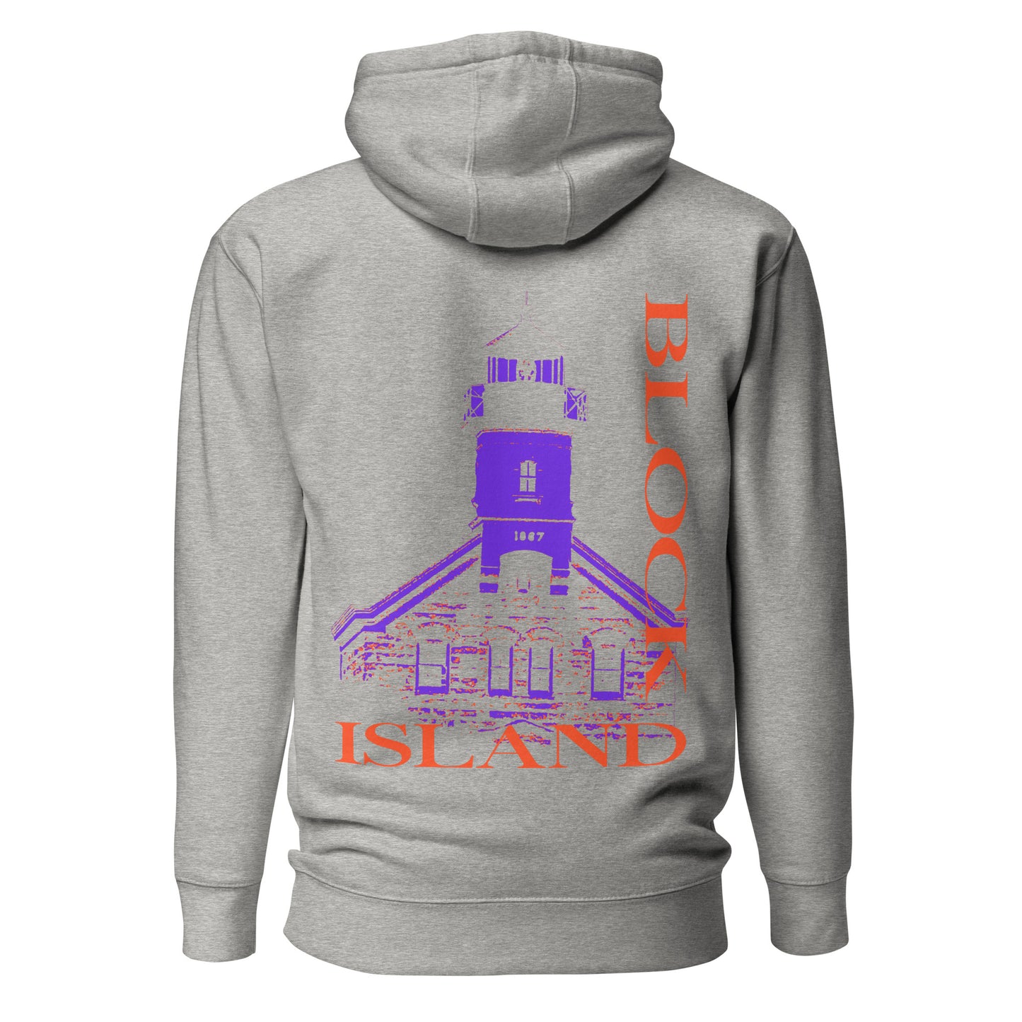 North Lighthouse Print Logo Two-Sided Unisex Hoodie