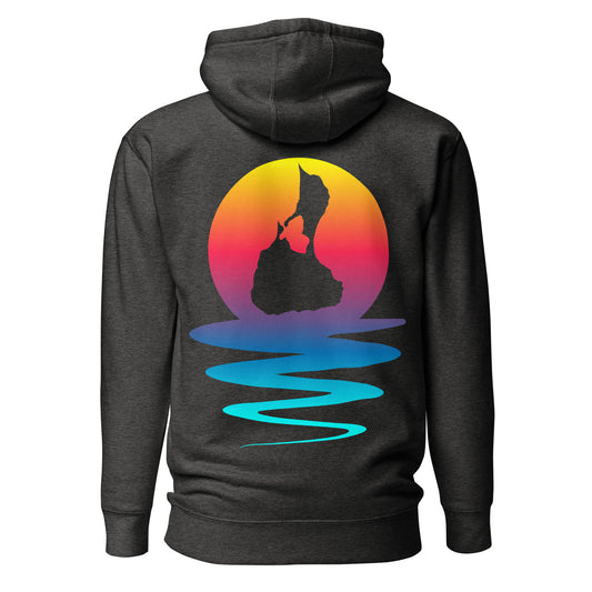 Block Island Earth, Water, and Sun Two-Sided Unisex Hoodie