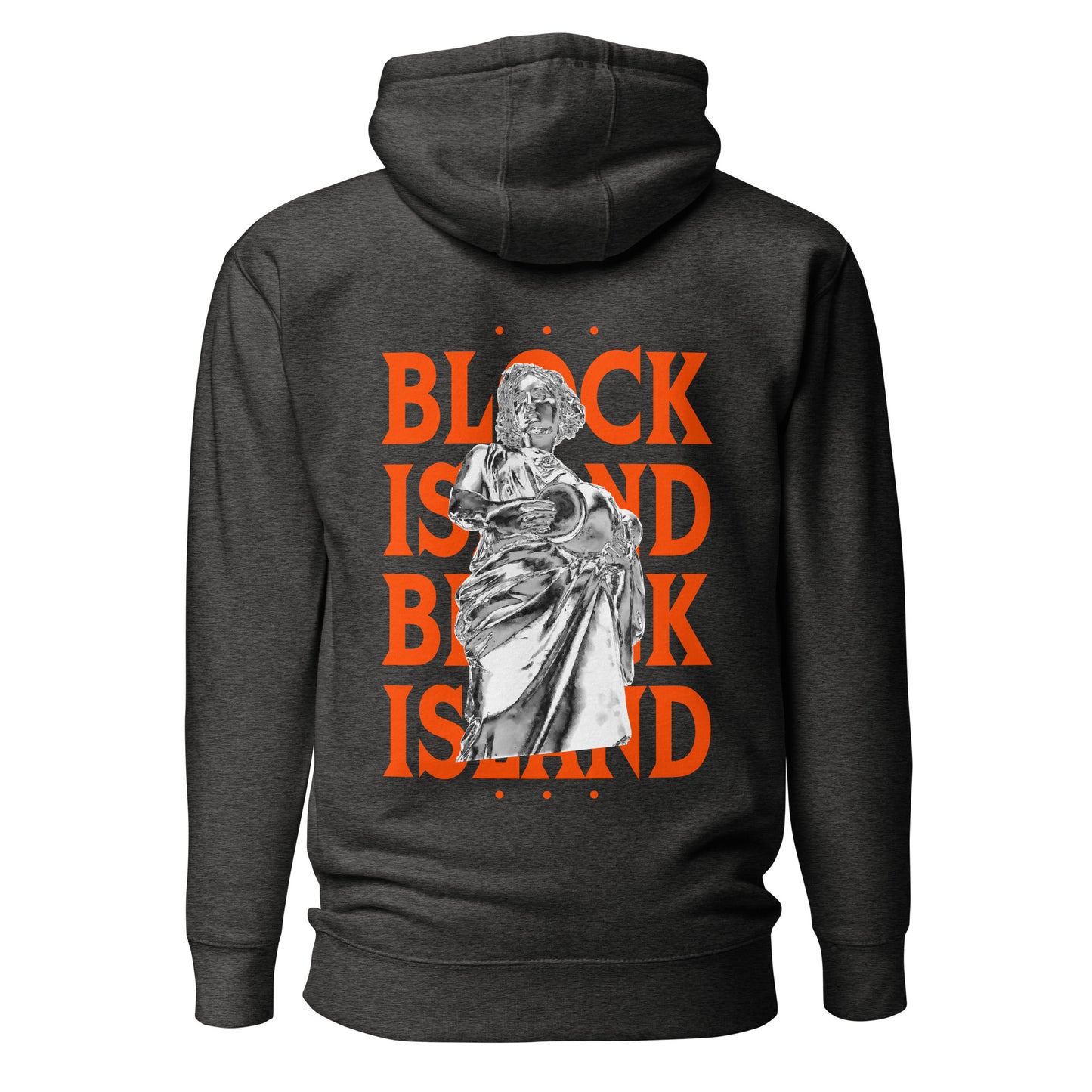 Rebecca Statue Print Logo Two-Sided Unisex Hoodie