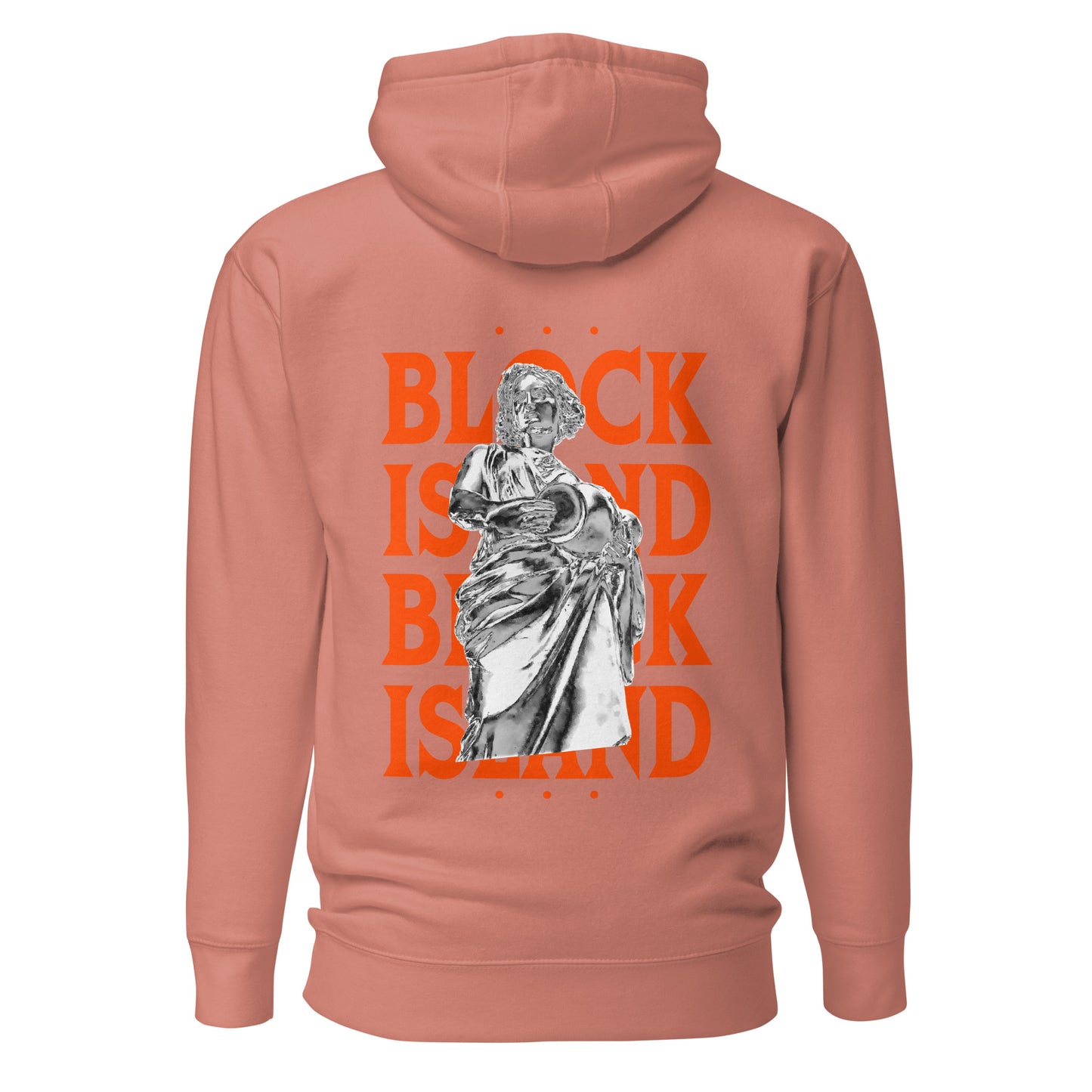 Rebecca Statue Print Logo Two-Sided Unisex Hoodie