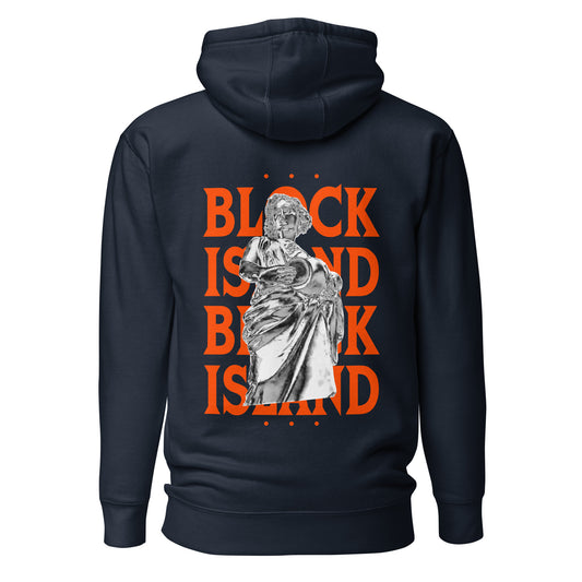 Rebecca Statue Print Logo Two-Sided Unisex Hoodie