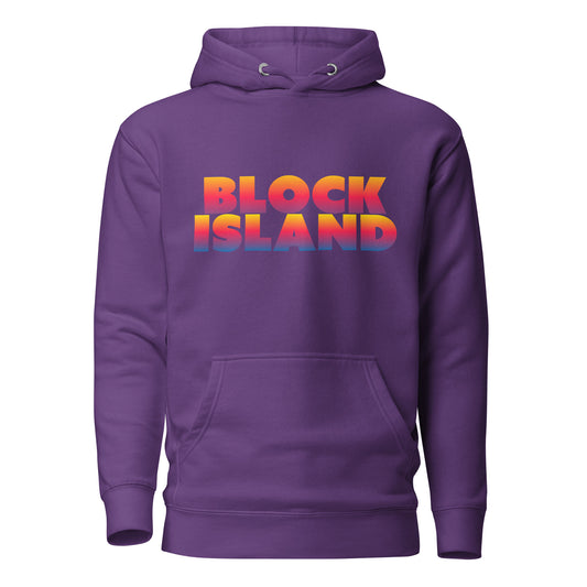 Block Island Earth, Water, and Sun Two-Sided Unisex Hoodie