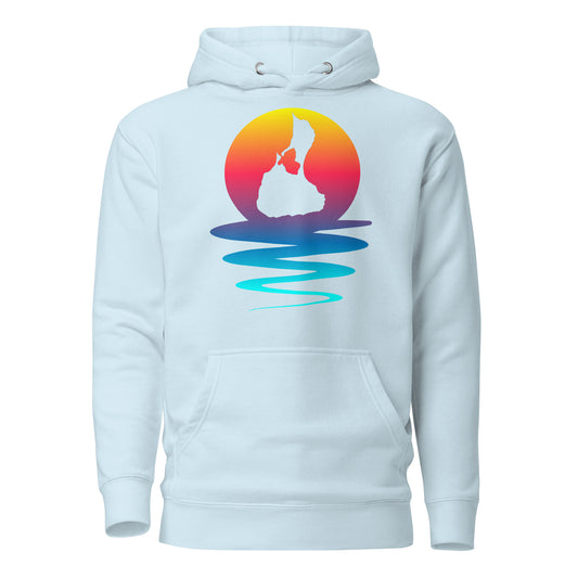 Block Island Earth, Water, and Sun Unisex Hoodie