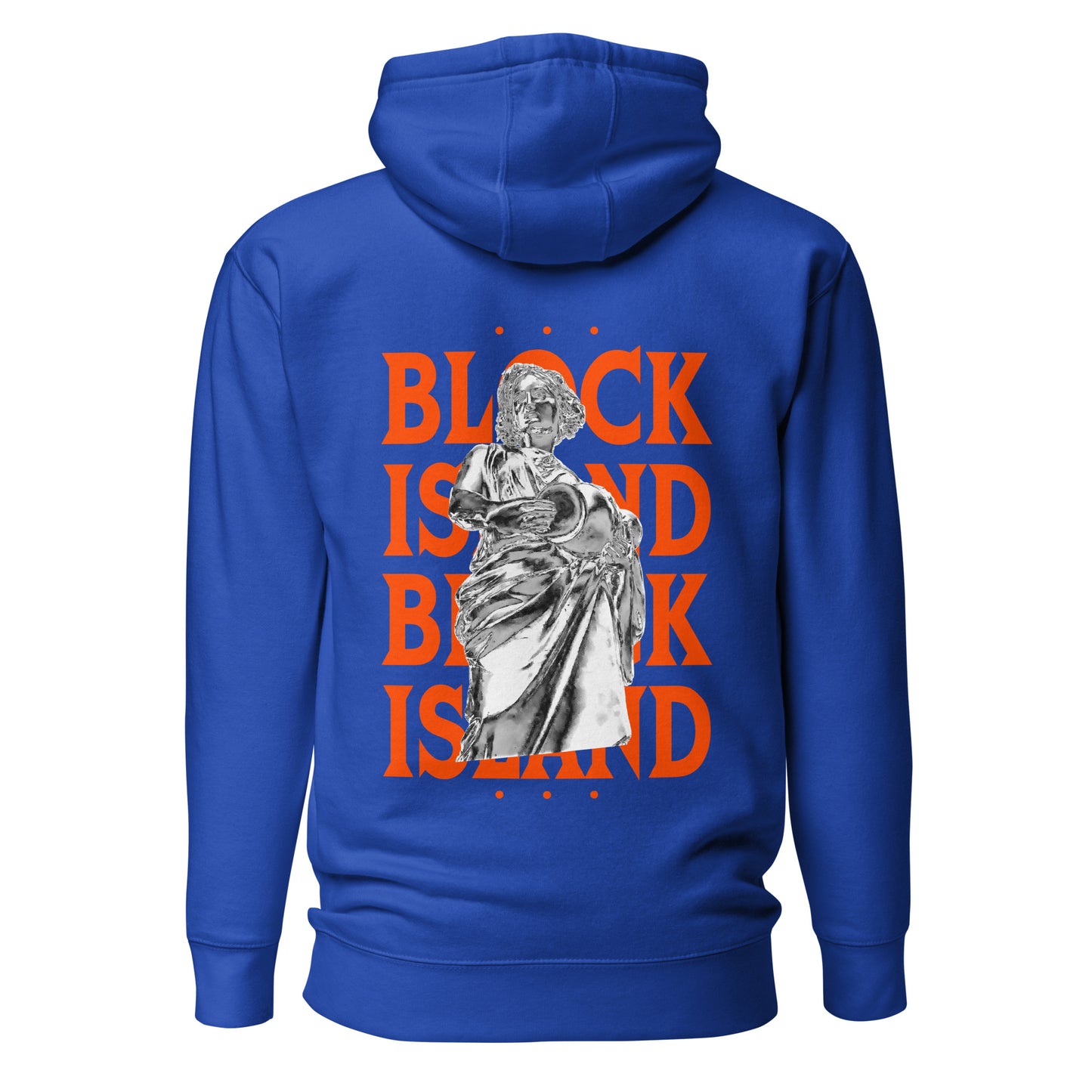 Rebecca Statue Print Logo Two-Sided Unisex Hoodie