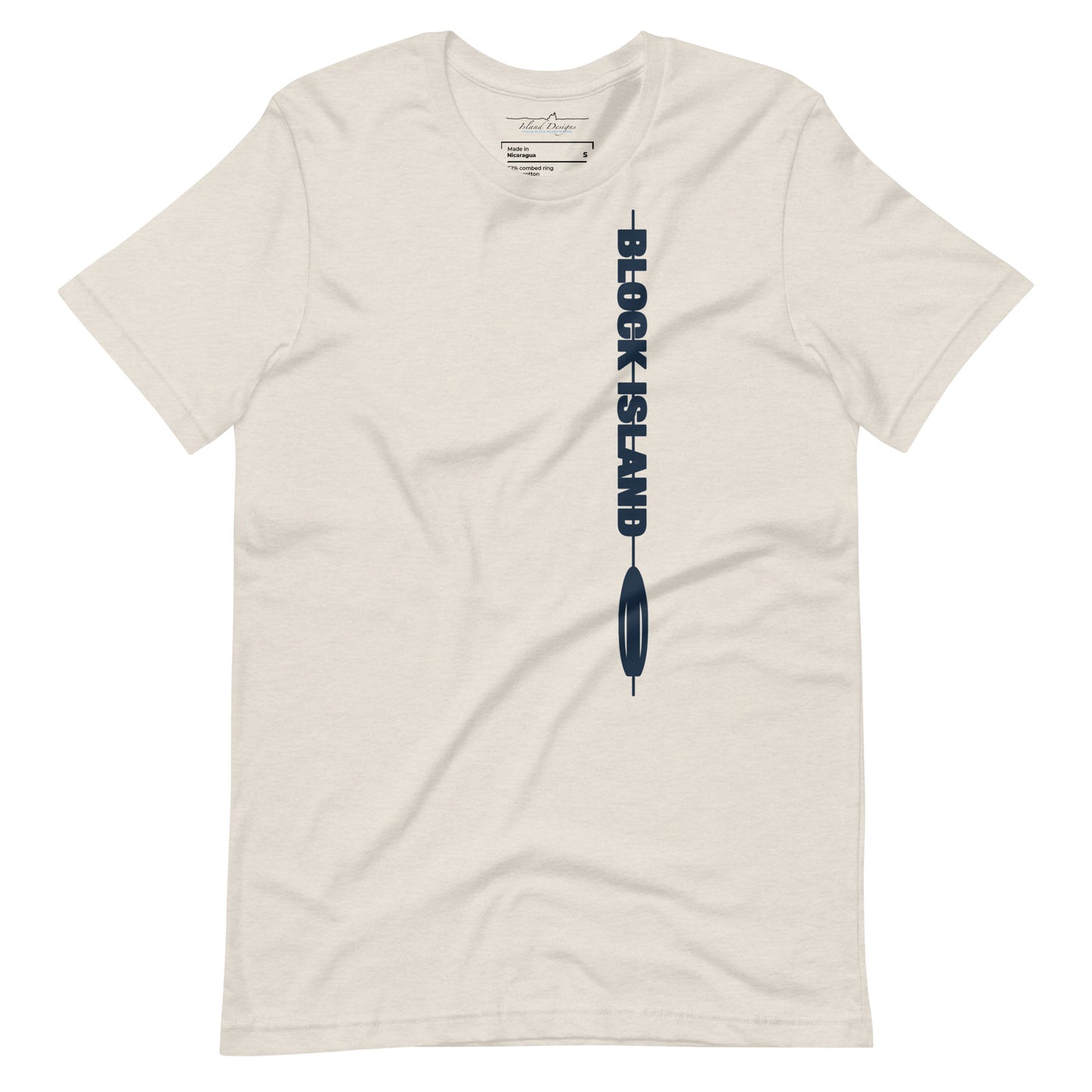 Block Island Surfers Two Sided Print Logo Tee