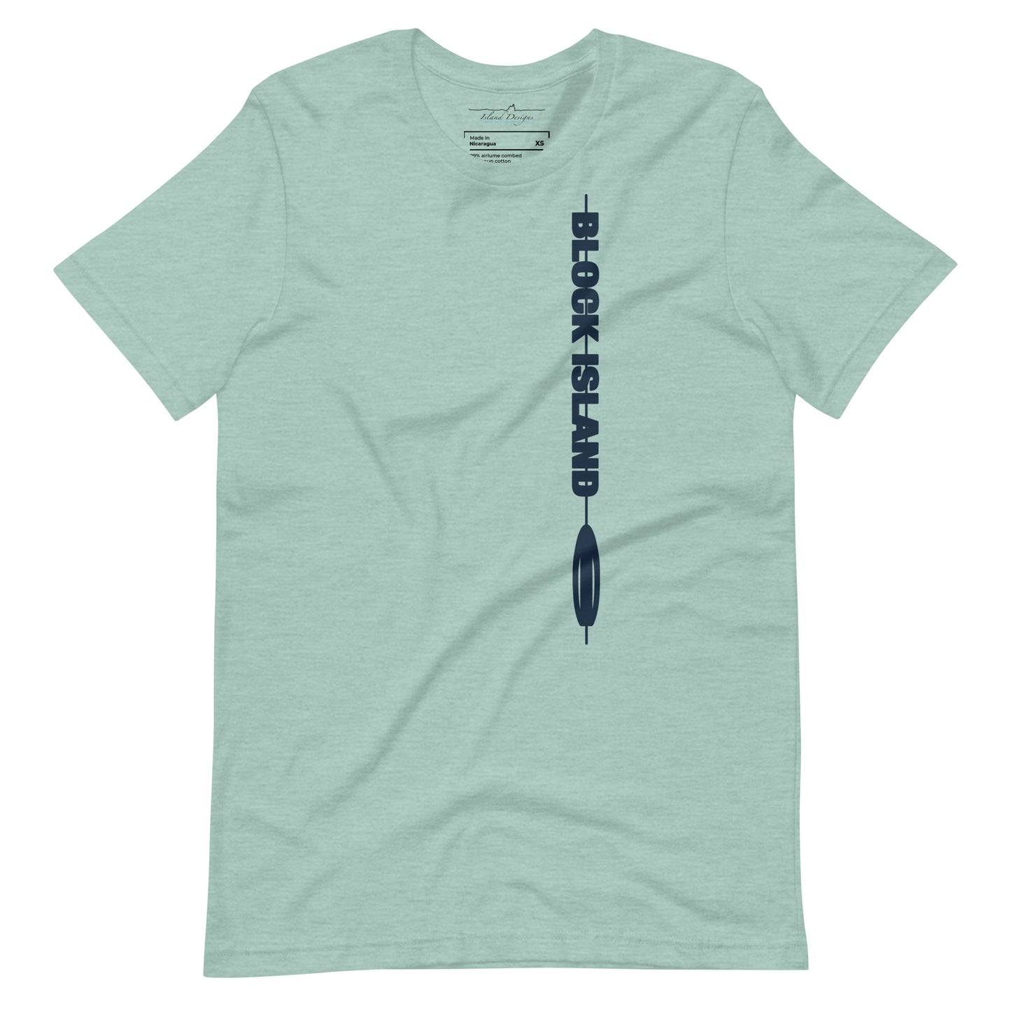 Block Island Surfers Two Sided Print Logo Tee