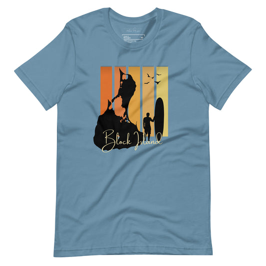 Block Island Surf Board Unisex T-Shirt