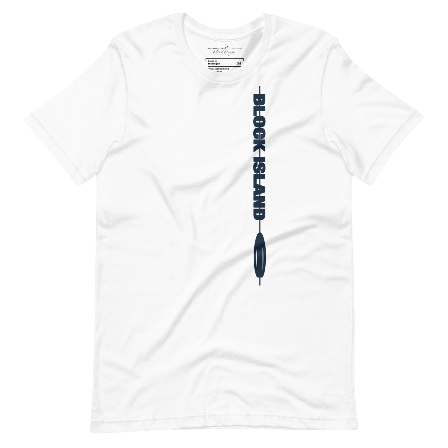 Block Island Surfers Two Sided Print Logo Tee