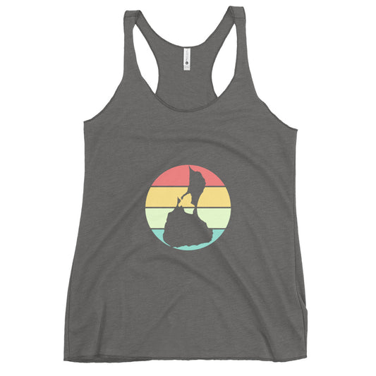 Women's Racerback Block Island Tank